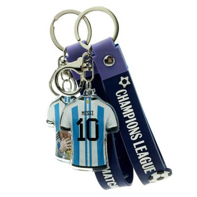 China Fashionable Wowei World European America's Cup UEFA Champions Boba 3d Acrylic Pendant Keychains Bulk for sale