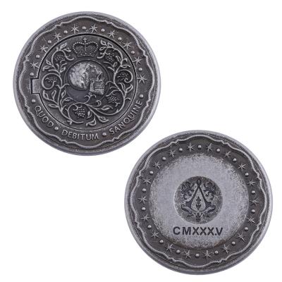 China Custom High Quality Movie John Wick Coin Commemorative Coins From Europe Wowei For Engraving Collect Gift for sale