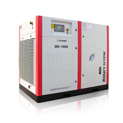 China 75Kw 10 cfm best price silent air compressor lubricated 160 - 375 bar for sublimation heat press machine for sale