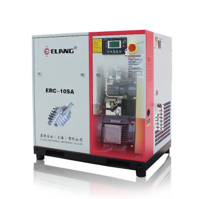 China 10HP 7.5KW Air Cooling Lubricated Belt Driven Screw Air Compressor With ABB Control System for sale