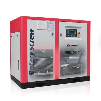 China Elang 40HP 30Kw 3.6 -5.0m3/min VFD Lubricated Direct Driven Screw Air Compressor With Inverter for sale