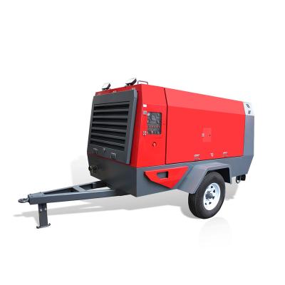 China EL460 13Bar 13m3/min Lubricated Diesel Portable Air Compressor with Pneumatic Jack Hammer for sale