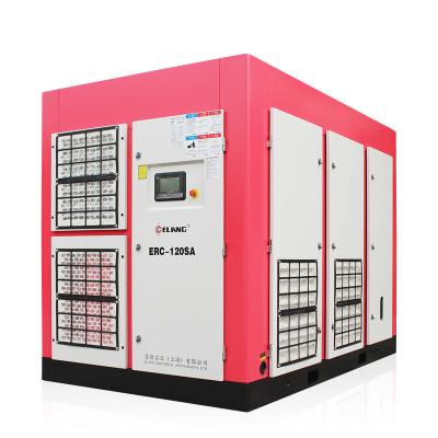 China 120HP 90Kw 3Bar 1060cfm Low Pressure Lubricated Screw Air Compressor For Air Jet Loom for sale