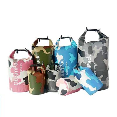 China Foldable Swim Bags Waterproof 10L PVC Swimming Accessories Hiking Backpack Diving Drafting Dry Bag for sale