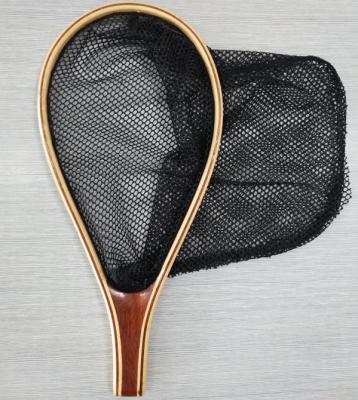 China 2020 Wooden Fishing Net Handle PE Landing Net Hook Fish With Wooden Landing Net Quality for sale