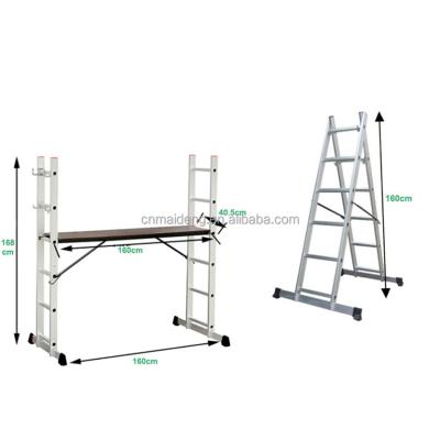 China High Quality Scaffolding Aluminum Hanging Ladders Folding Ladders Made in China for sale