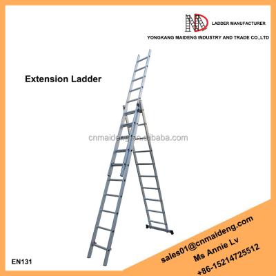 China 16ft Multi Functional Folding Ladders Triple Extension Ladder for sale