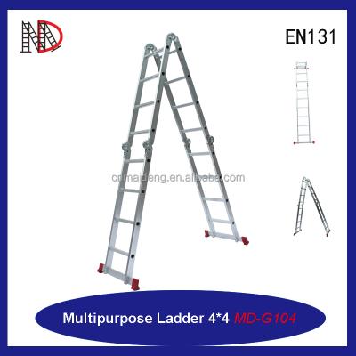 China Universal Aluminum 4x4 Ladder Folding Ladders for sale