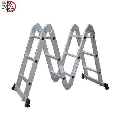 China High Quality Aluminum Giant Folding Ladders Household Universal Folding Ladder With Max Load 150kg for sale