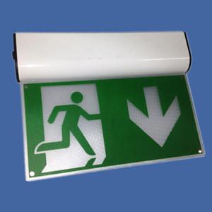 China ROHS LED emergency exit sign of 5W LED in  Aluminum+Fireproofing PC for sale