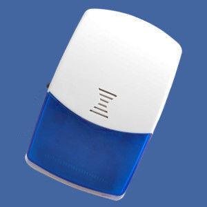 China Wireless GSM siren in blue suitable for wireless gsm home burglar alarms for sale