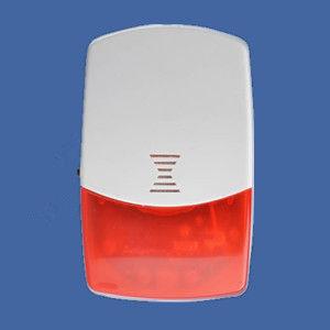 China Wireless GSM siren in RED suitable for wireless gsm home burglar alarms for sale