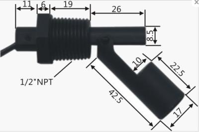 China Horizontal install float level sensor for sale