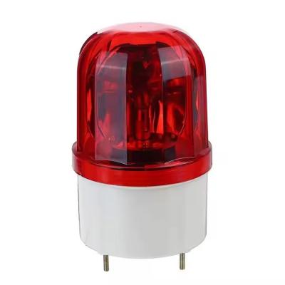 China 2 wires Rotary IP55 LED Warning Light Alarm Light with Sound In ABS material for out door application for sale