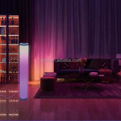 China Contemporary Novelty Single Pack Chasing Smart Connecting RGBIC WIFI BLE Music Sync LED Corner Standing Floor Lamp For Indoor Decor for sale