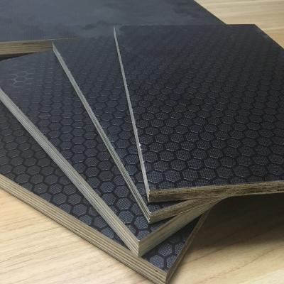 China Modern black 18mm anti-slip plywood in Dubai market for sale