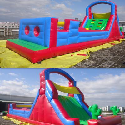 China Durable Infaltable Castle Inflatable Obstacle Course Amusment Park for sale