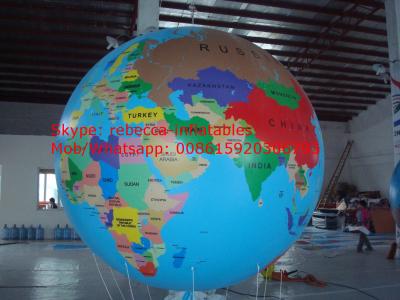 China inflatable earth globe inflatable globe inflatable world globe inflatable globe ball for sale