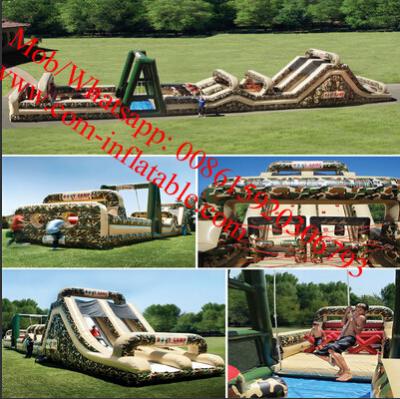 China Inflatable Obstacle Course & Interactive Inflatables Adult Militiry Obstacle Course for sale