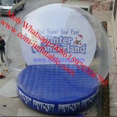 China inflatable snow globe giant snow globe plastic snow globe giant inflatable snow globe for sale