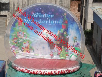 China xmas inflatable snow globe for sale