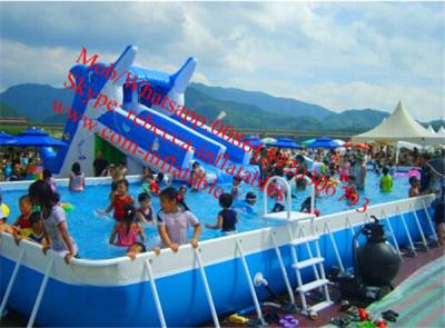 China outdoor swimming pool  above ground pool water slide  inflatable slide for inflatable pool for sale