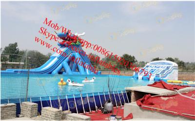 China utdoor swimming pool  above ground pool water slide  inflatable slide for inflatable pool for sale