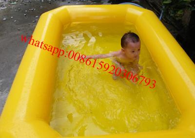 China double tubes pvc tarpaulin inflatable kids swimming pool for sale for sale