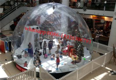 China market city inflatable snow globe , giant inflatable snow globe , dubai plastic snow globe for sale