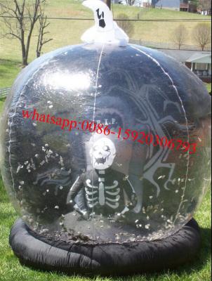 China halloween snow globe inflatable for sale