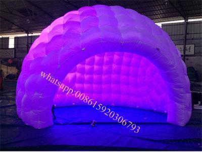 China Red Color Inflatabe Event Tent With Tubes Inflatable balloon tents for sale