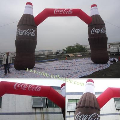 China Inflatable Arch Door For Cocacola Opening Celebration for sale