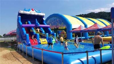 China water slide with pool for sale