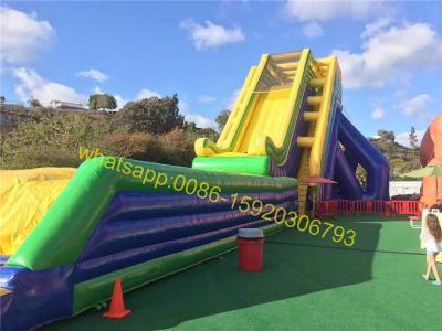 China slide mat bounce giant inflatable slide for sale