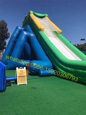 China hippo giant inflatable water slide for kids and adults for sale