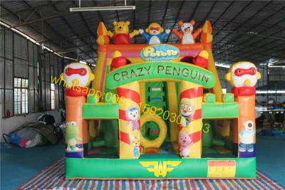 China crazy birds  bouncy castle slide inflatable for sale