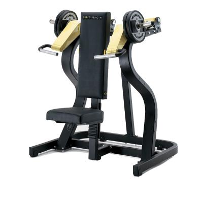 China Hot Selling Gym Commercial Steel Tube Hammer Force Seated Shoulder Press Plated Sports Loaded Machine for sale