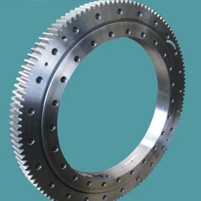 China Three Row Pole Industrial Turntable Bearings , Komatsu PC650 Ball Bearing Slewing Ring for sale