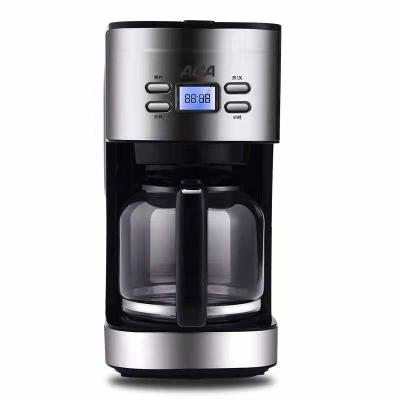 China 1.5L Home Household Use Electric Drip Coffee Maker Machine With Stainless Steel Decoration for sale