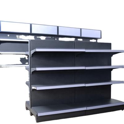 China China factory gondola grocery shelf double-sided supermarket shelf with direct sales for sale