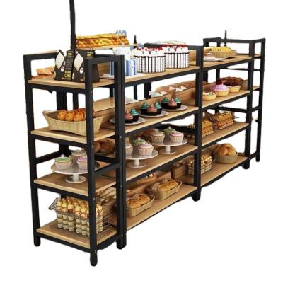 China Manufacturer Bread Store Display Single Sided Adjustable Design Rack Supermarket Retail Shelving Shelf for sale