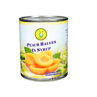 China Canned Hot Selling Factory Manufacture Various Canned Fruits Canned Yellow Peach In Halves Vegetarian Canned Food Producers 424g/567g for sale