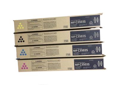 China Ricoh MPC3503CMYK copier toner kit usded for MPC3003 with Black printing box zu verkaufen