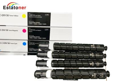 China Canon C-EXV58 CMYK Multipack Conjunto completo de 4 cartuchos de copiador para imagen de Canon en venta