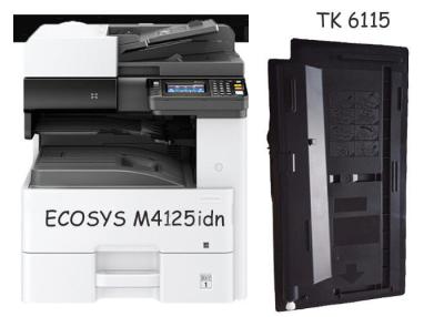 China M4125idn Kyocera Ecosys Toner TK 6115 Impresión de alto rendimiento 15K Aprobación CE y SGS en venta