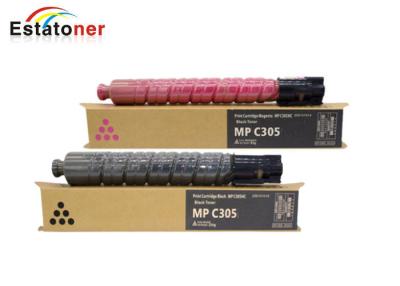 China Cartuchos de tinta para impresoras Ricoh Savin Lanier originales Mp C305 Cartuchos de impresión de 4 cmyk para Mpc305sp en venta