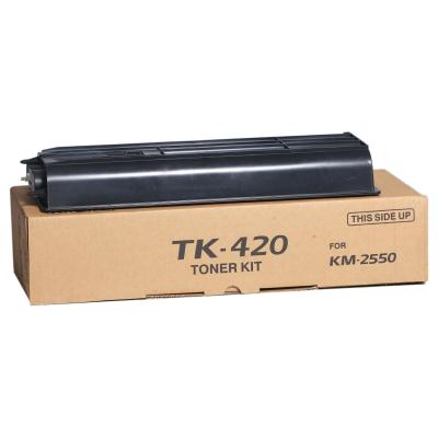 China Producción en negro 15000 páginas Kyocera Ecosys Cartucho de tóner TK420 Para impresoras KM2550 en venta