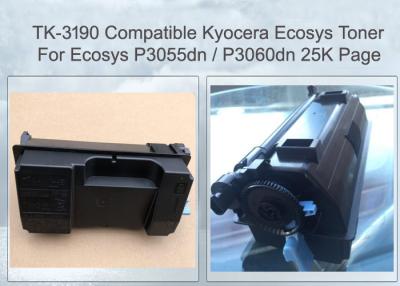 China TK-3190 Extra High Capacity Black Kyocera Toner Cartridge For ECOSYS P3055 Mono Printer for sale