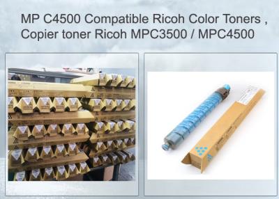 China Mpc4500 / 3500 Cyan Ricoh Toner Cartridge 888607 With 17000 Yield Pages for sale