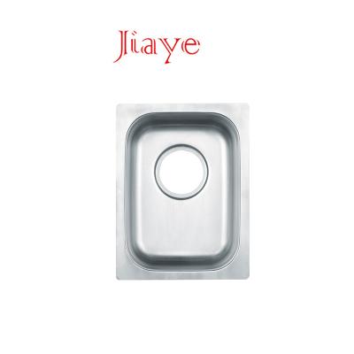 China Without Faucet Jiaye JY-HS3426 304 Stainless Steel Drop In Single Bowl Small Bar Sink for sale